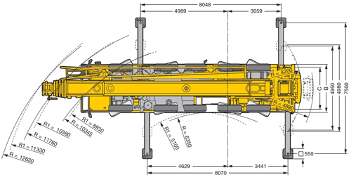 Liebherr-120T-Dimensions